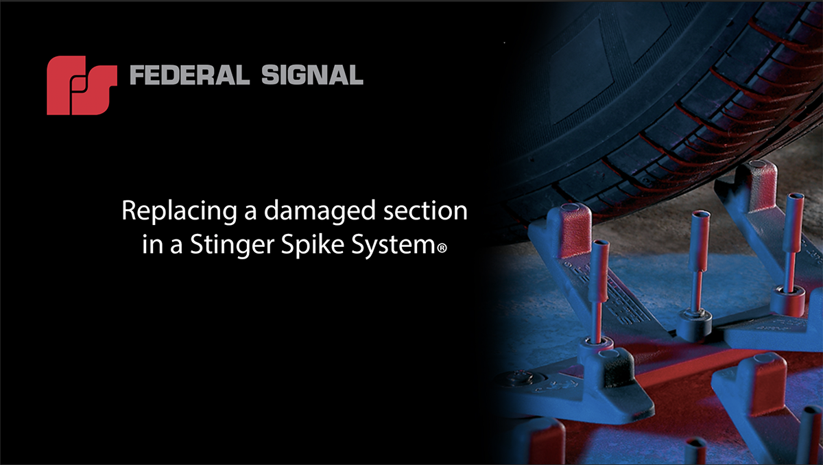 Stinger Spike System / Tire Deflation | Federal Signal